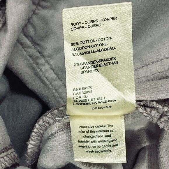 We The Free Flare Pants Womens 31 Lavender High Rise Corduroy Stretchy Side Zip - Picture 14 of 14